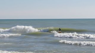 2024.02.25 surf south swell sheboygan breaks, great lakes surfing