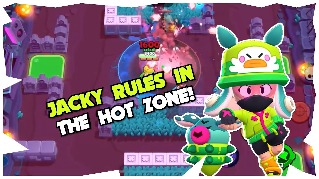 Jacky RULES the Hot Zone! 💥 | Intense 3v3 Battle in Brawl Stars! - YouTube