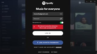 5 Ways To Fix Spotify Error Code: AccessPoint: 31 | No internet connection detected