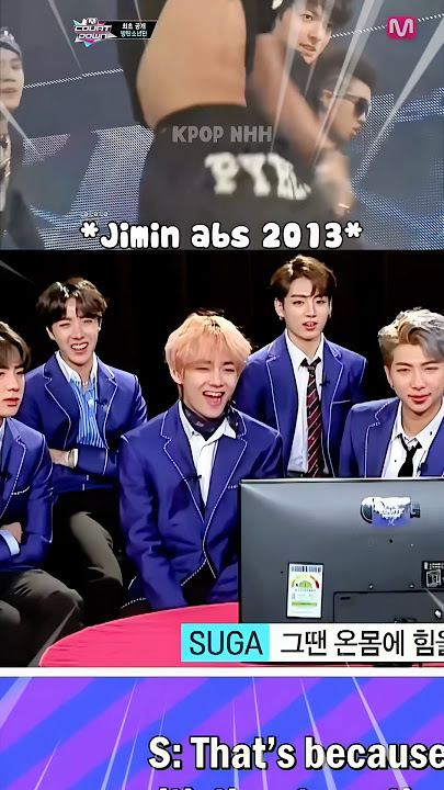 BTS Reaction To Jimin's Abs 🤭🤣 #shorts #bts #jimin