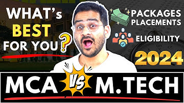 💥MCA or MTech? Which is Best? MCA vs MTech! Career, Jobs, Placements? #MCA #MTech #MCAJobs #MCA2024