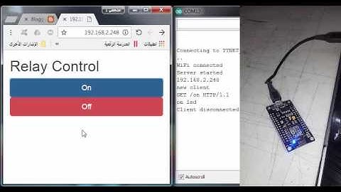 ESP8266 and WiFi Contrlled Lamp - IoT Project
