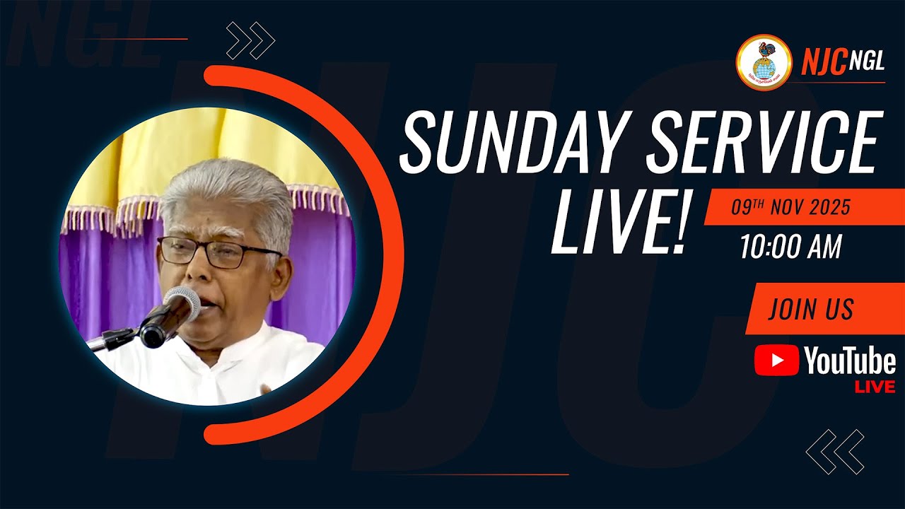 🔴 Sunday⛪ Live Service  -  09 NOVEMBER 2025 @ 10.00 AM