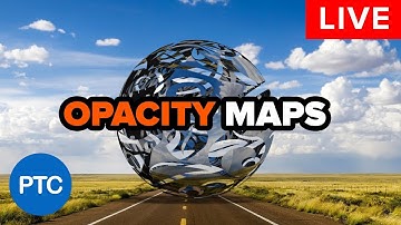 🔴 LIVE Replay - Opacity Maps in Photoshop 3D - Composite and Photo manipulation Critiques #PTCLive