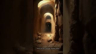 Secret Underground City 😳 #mystery #underground #history #derinkuyu #archaeology #hiddenplaces