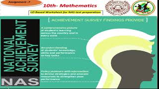ASSIGNMENT 7 || CLASS 10TH MATHS SOLUTION || NAS 2021