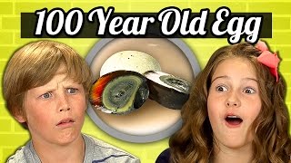 KIDS vs. FOOD #21 - 100 YEAR OLD EGG (CENTURY EGG)