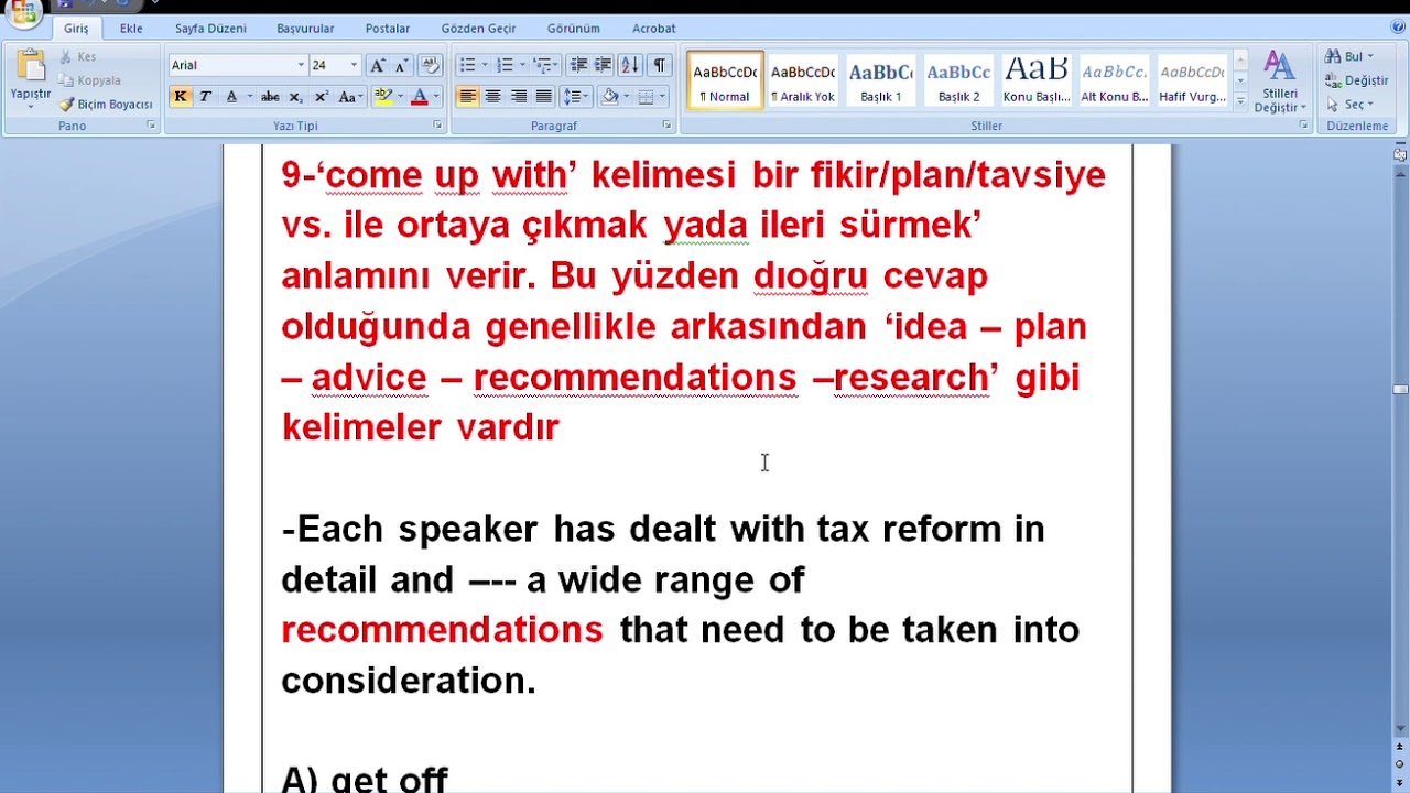 DİKKAT! BAŞKA HİÇ BİR YERDE YOK! TAKTİKLİ KELİME SORUSU ÇÖZÜMÜ!