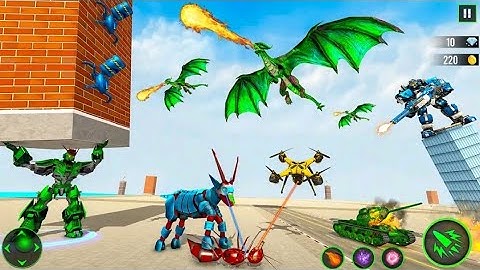 Goat Robot Car Game 3D-Android Gamplay video