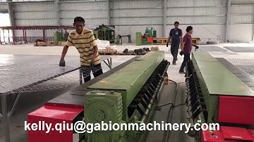 Automatic Gabion Box Production Line Working Video