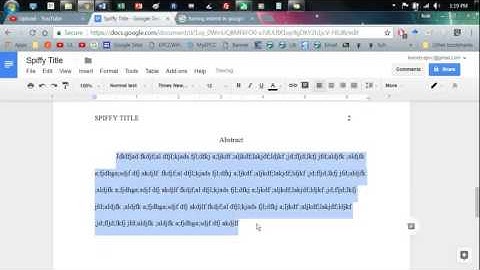 APA 6th Edition Format Google Docs