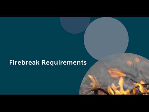 Firebreak Requirements - Emergency Services Education Series