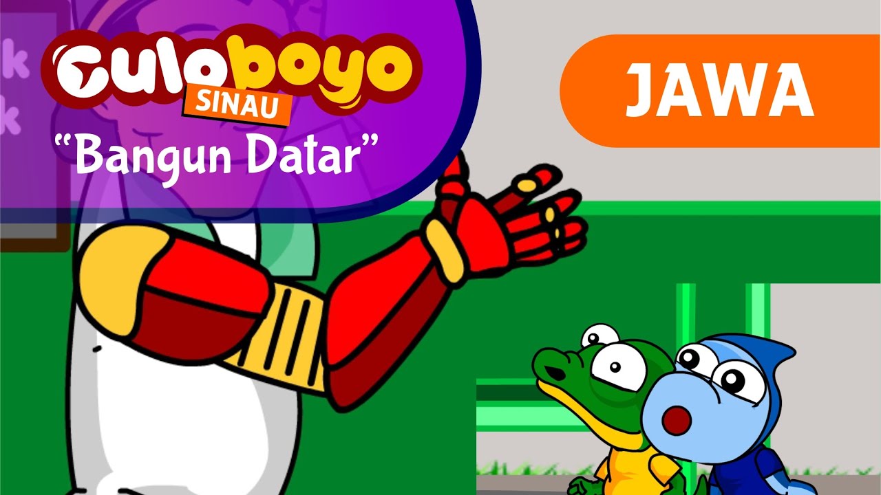Sinau Bangun Datar Kartun Lucu Culoboyo YouTube