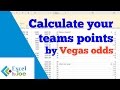 Vegas odds to final scores NFL - YouTube