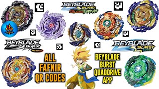 ALL FAFNIR QR CODES BEYBLADE BURST PRO SERIES QUADDRIVE APP 