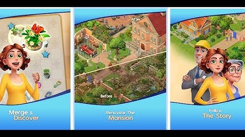Merge Mansion - Mystery Game Gameplay Android/iOS
