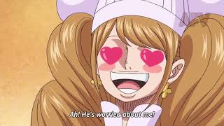 One Piece funny moment ° Sanji and Pudding °
