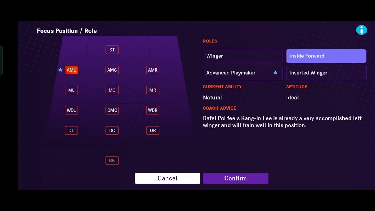 Learn New Positions and Roles! How to Retrain Player Position in Football Manager Mobile 2024?