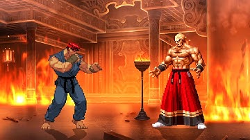 Nightmare Geese Vs Evil Ryu - Epic Fight !