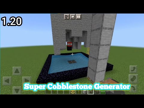 How do built Super cobblestone Generator | Minecraft 1.20 | Mcpe/xbox ...