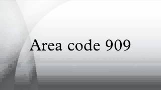 Area code 909