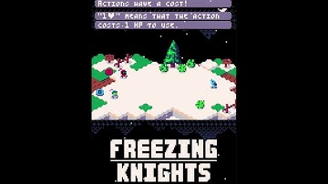 Freezing Knights for the PICO-8 #shorts #gaming #pico8 #christmasgames #christmas #xmas