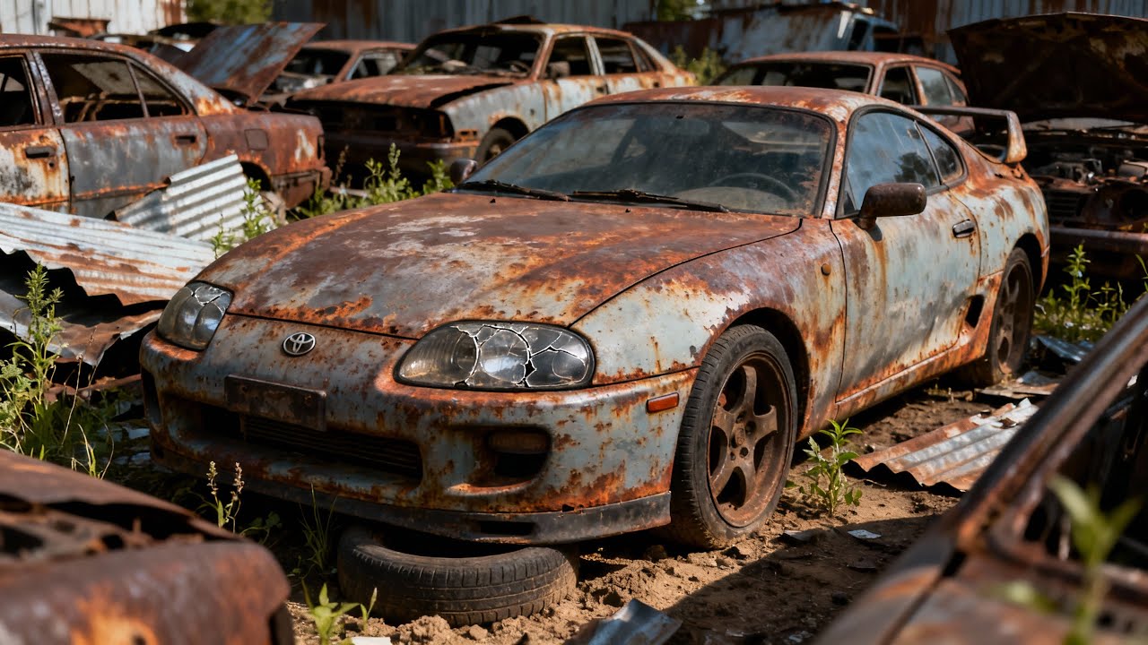 Abandoned Toyota Supra MK4 Found in a Scrapyard | Full Restoration