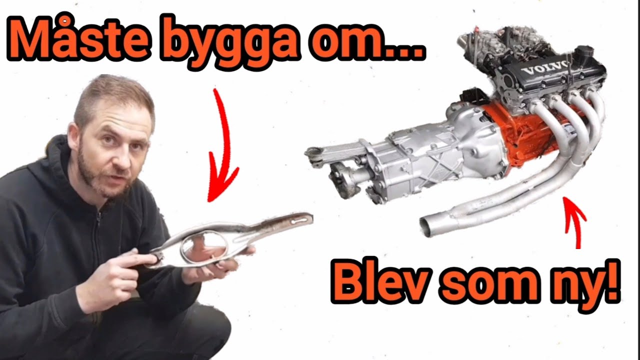 BMW E36 Bilcross E:6. Bygger om kopplingsgaffeln. Tvättar, piffar och målar.