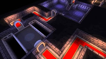 Unity3d Top-Down Cartoon Dungeon Tileset