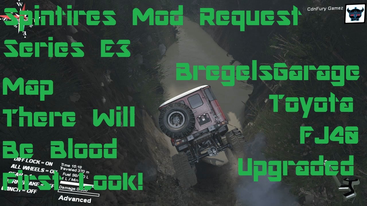 Spintires Mod Request Series E3 Bregels Garage Toyota FJ40 Upgraded! (Hardcore Mode)