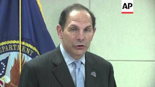 Veterans Affairs Secretary Robert McDonald visited a VA hospital Friday for the first time since tak