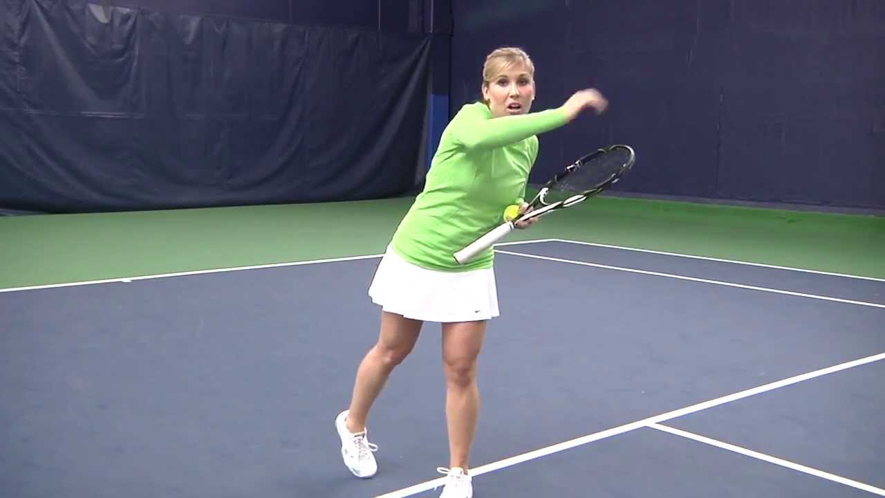 How to Hit a Reliable Approach Shot Tennis Instruction YouTube
