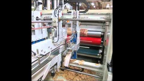 ERO Jet glue system on Sipack Minidrive 800x2400 for Corrugated