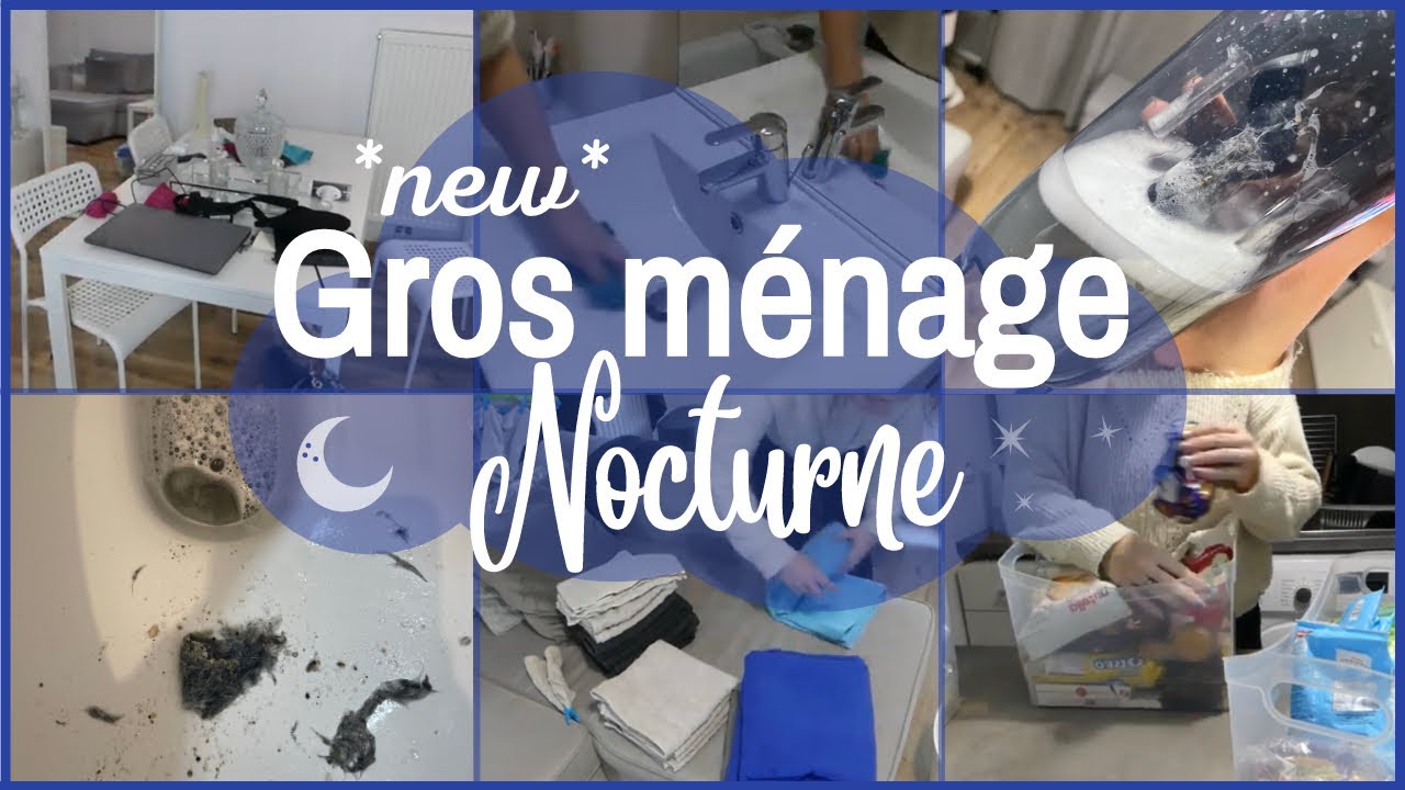 GROS NETTOYAGE NOCTURNE | C’EST LE CHAOS ! | RANGEMENT & ORGANISATION MAISON | REDKEY W12 | DIY 🌙