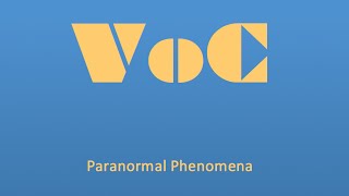 Paranormal Phenomena