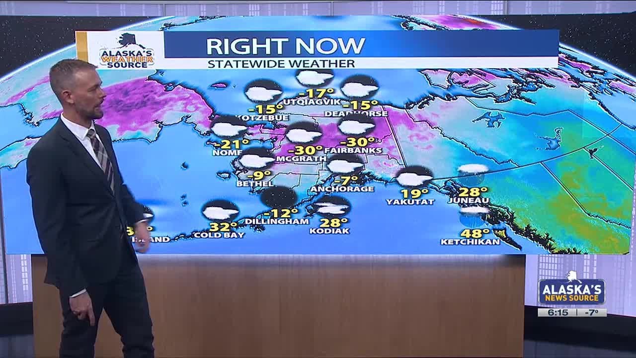 Anchorage sets new record low, as dangerous cold sticks around YouTube