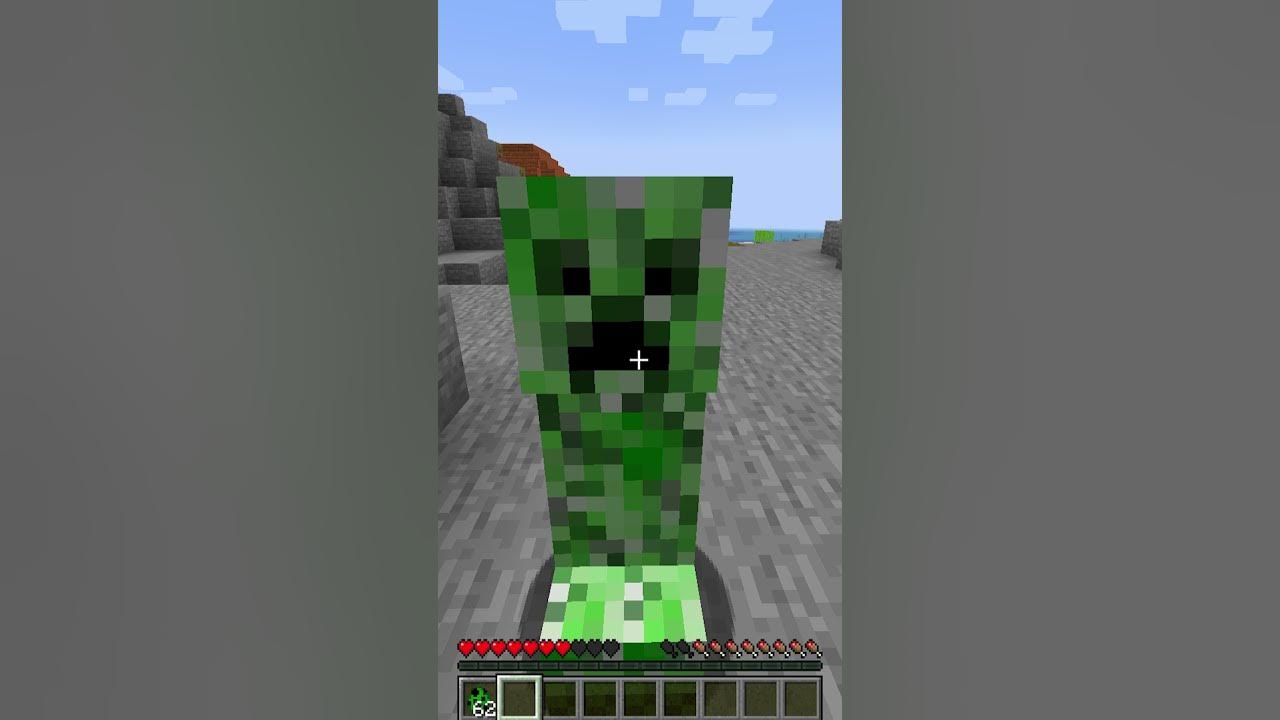 Como sobrevivir a la Explosión de un Creeper en Minecraft Shorts YouTube
