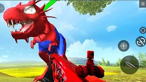 DINOSAUR HUNT- 2025 Walkthrough Gameplay part - New Gameplay 1 THE END  (New Dinosaur Games Android)