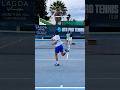 Powerful Tennis Forehand (Semi Western Grip) #tennis #tennisforehand #forehand #tennisshorts