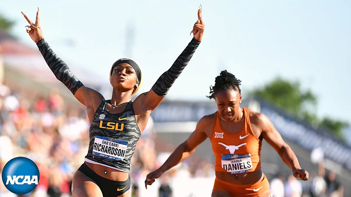 LSU freshman Sha'Carri Richardson sets 100m colleg...