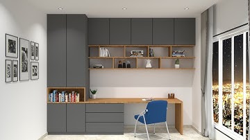 Study Room interior | 3D SketchUp VRay 5 Tutorial | Pixologic interior