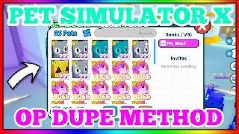 UPDATED Pet Simulator x Dupe Script!! (Updated Hard Core PET and HUGE (Test OK)