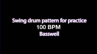 Miniatura de "Swing 100 BPM Drum machine loop pattern"