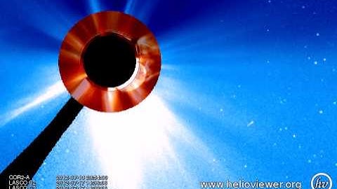 LASCO C2/C3, COR2-A  (2012-07-17 11:48:06 - 2012-07-17 17:36:08 UTC)