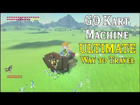 GO Kart Machine! ULTIMATE way to travel! in Zelda Breath of the Wild