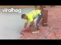 This Is How You Lay Bricks || ViralHog