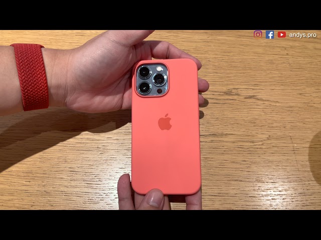Sierra Blue + Pink Pomelo Does iPhone 13 Pro Max MATCH with Apple Official MagSafe Silicone Case?