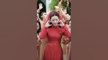 Độc lạ đám cưới bê tráp bằng kiệu ở Đắk Nông học hỏi từ đám cưới Midu #aodai #Tulip