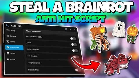 [BEST 🎃] ANTI HIT SCRIPT Steal a Brainrot 👻 | KEYLESS | ANTI HIT | INVINSIBLE | UNPATCH