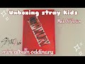 Unboxing Stray Kids Mini Album Oddinary (Mask Off Ver.) 🖤❤